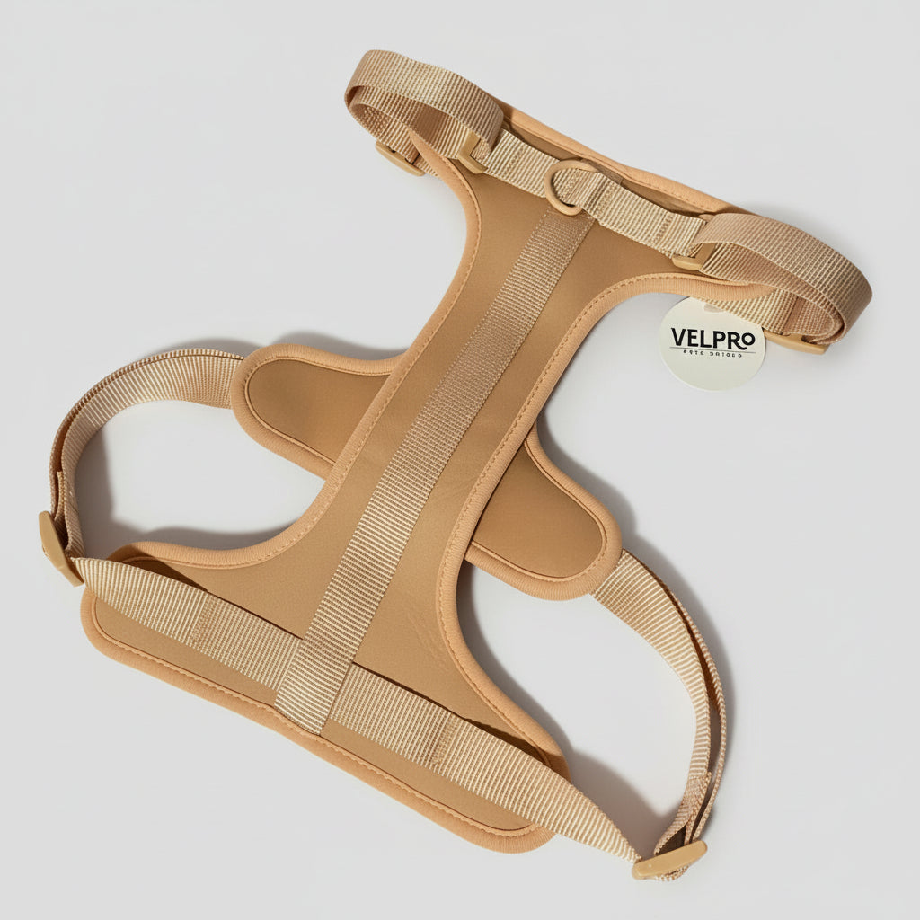 Arnés y correa Velpro | Palo rosa