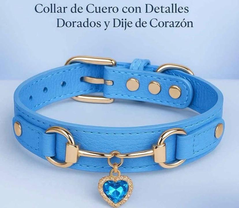 Collar de lujo Perros/Gatos-Palo Rosa