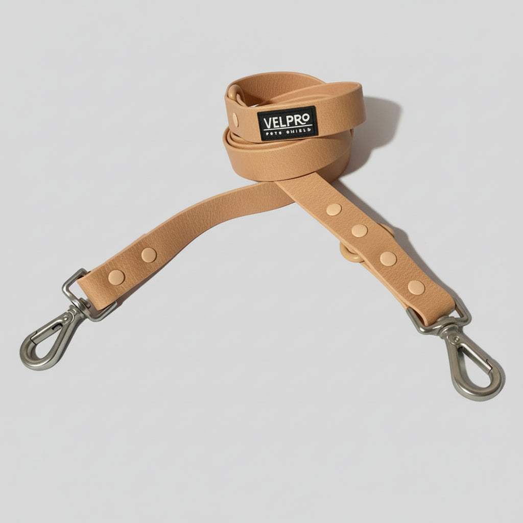 Arnés y correa Velpro | Palo rosa