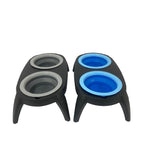 Comederos elevados Gatos /Perros -Azul