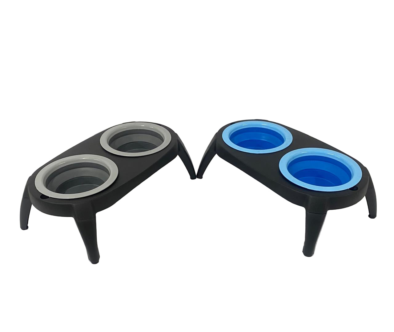 Comederos elevados Gatos /Perros -Azul