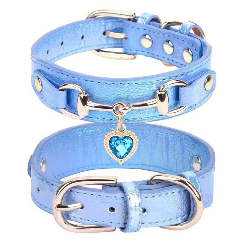 Collar de lujo Perros/Gatos-Azul