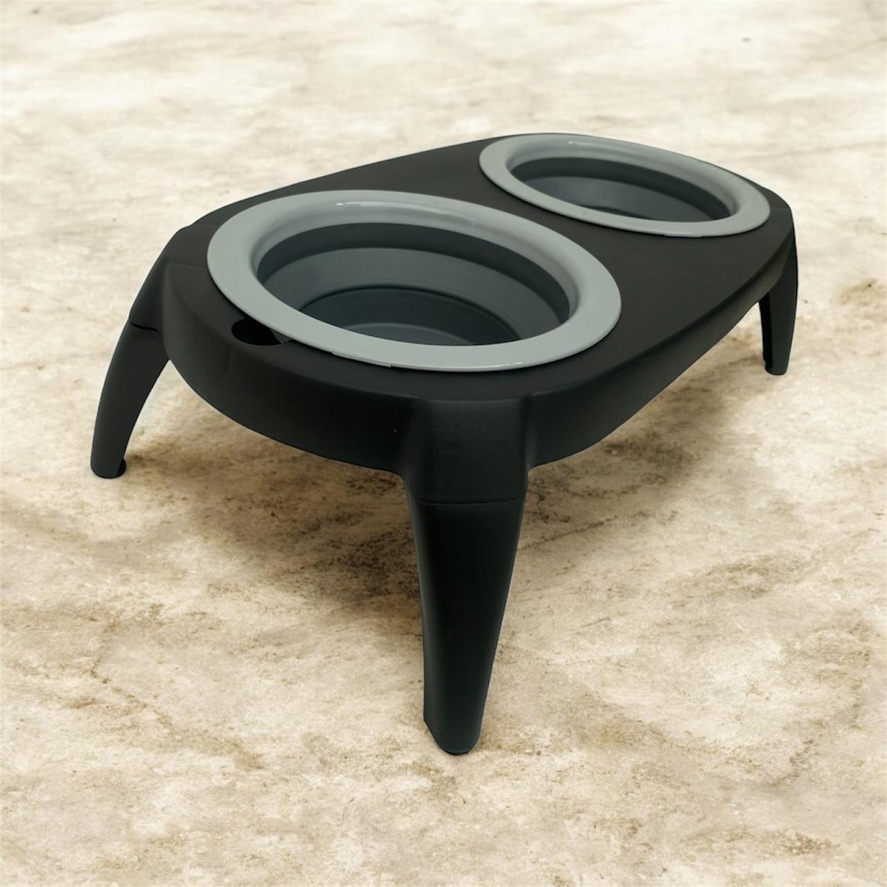 Comederos elevados Gatos /Perros -Azul