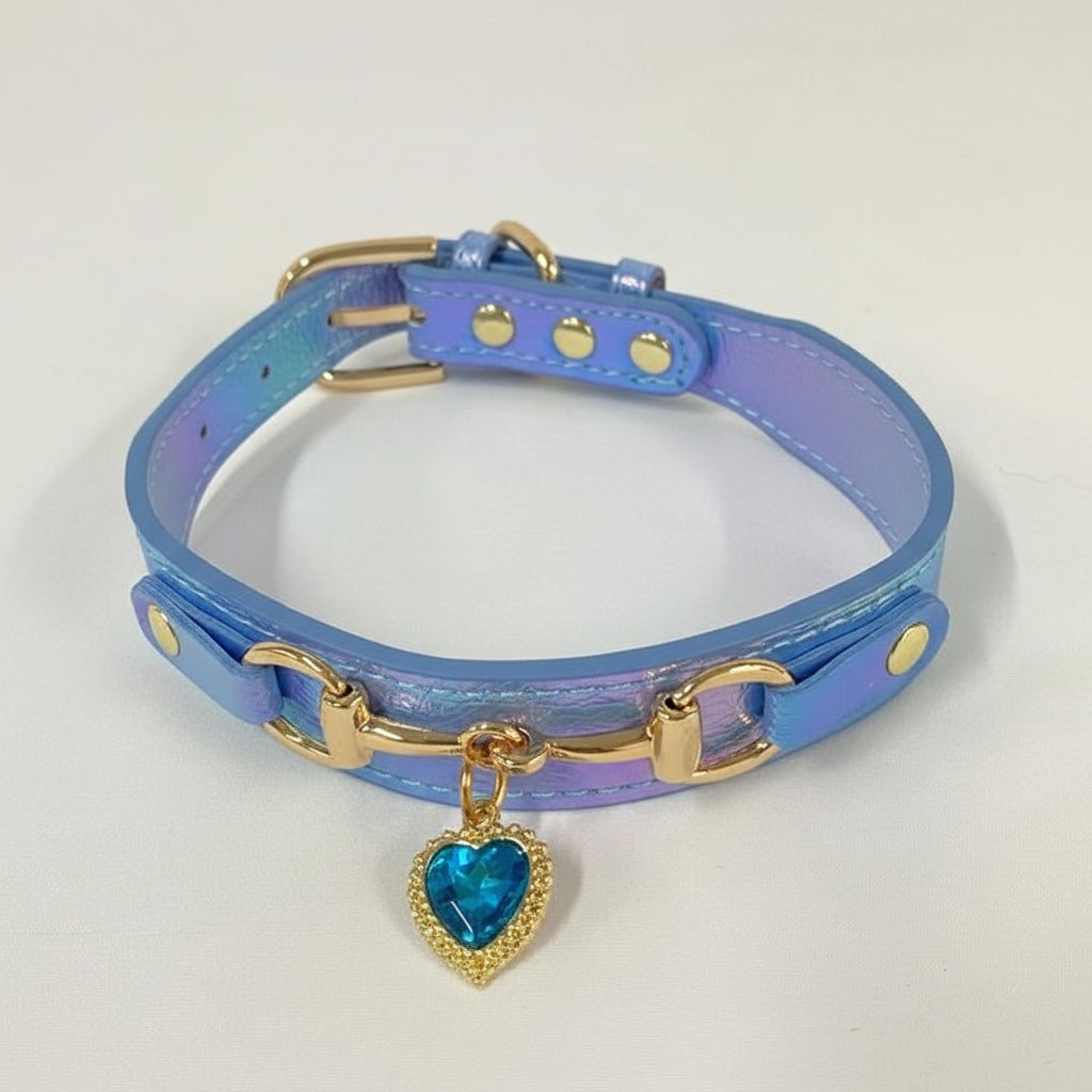 Collar de lujo Perros/Gatos-Azul