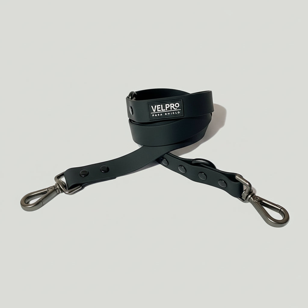 Arnés y correa Velpro | Negro