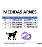 Arnés y correa Velpro | Negro