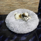 Cama Donna Antiestrés-Gris/ Cojín Negro