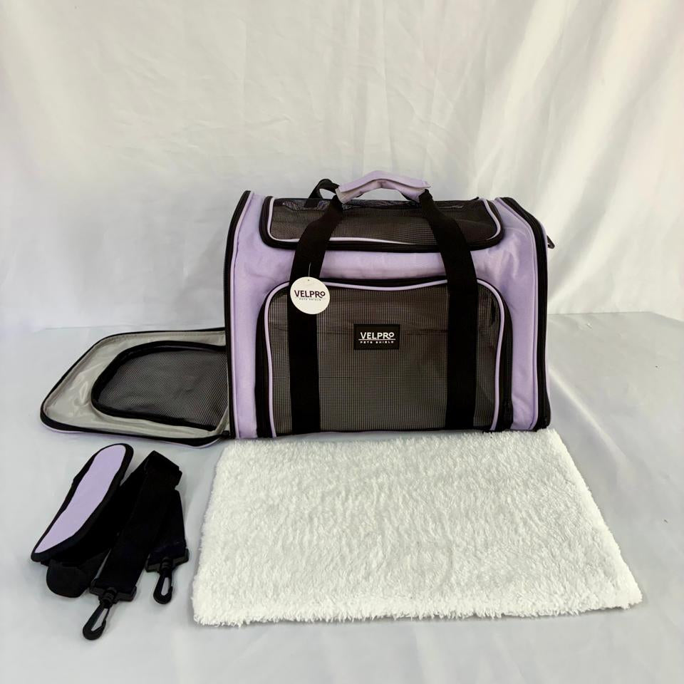 Maletas trasportadora - Mascotas razas pequeñas-Color violeta