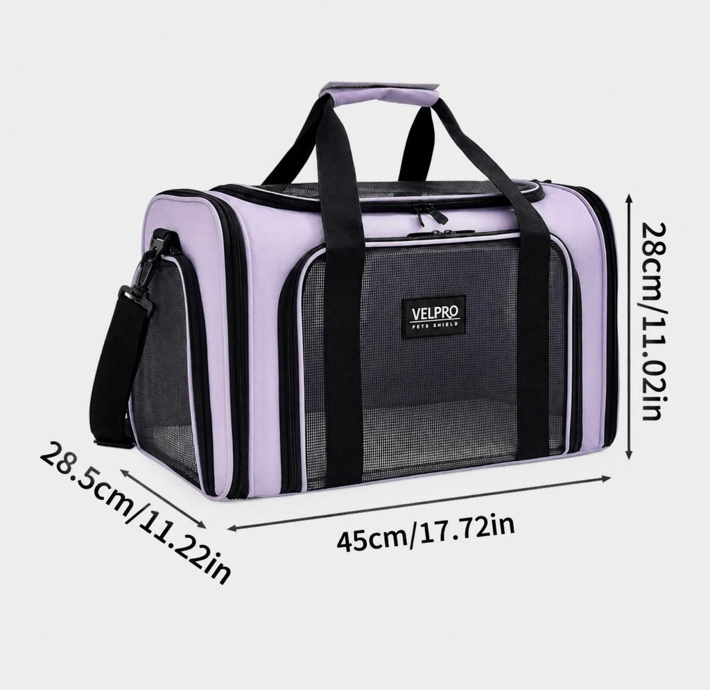 Maletas trasportadora - Mascotas razas pequeñas-Color violeta