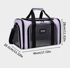 Maletas trasportadora - Mascotas razas pequeñas-Color violeta
