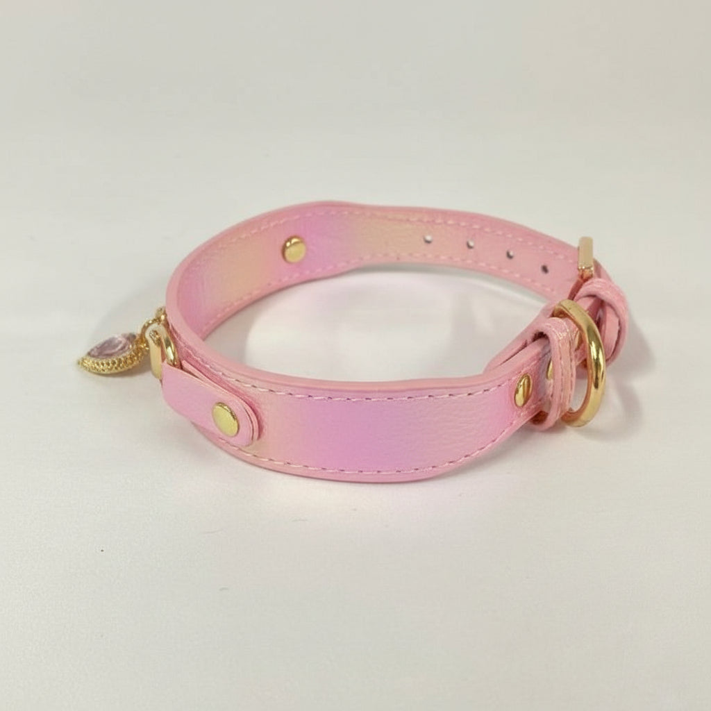 Collar de lujo Perros/Gatos-Palo Rosa