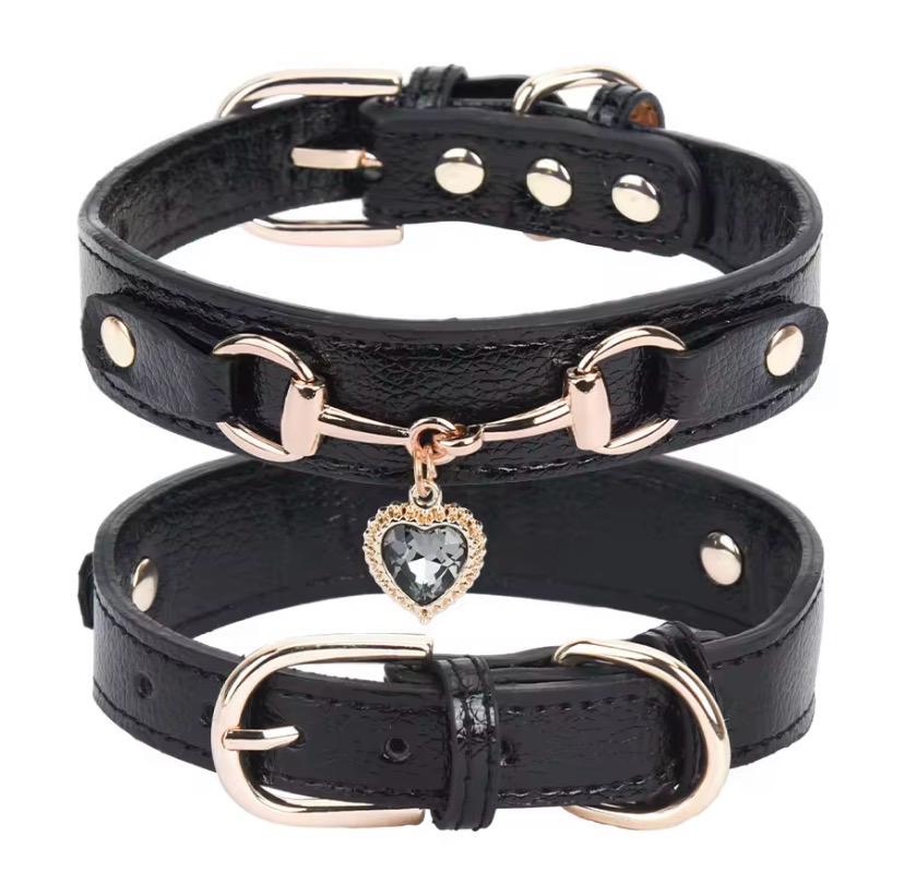 Collar de lujo Perros/Gatos-Palo Rosa