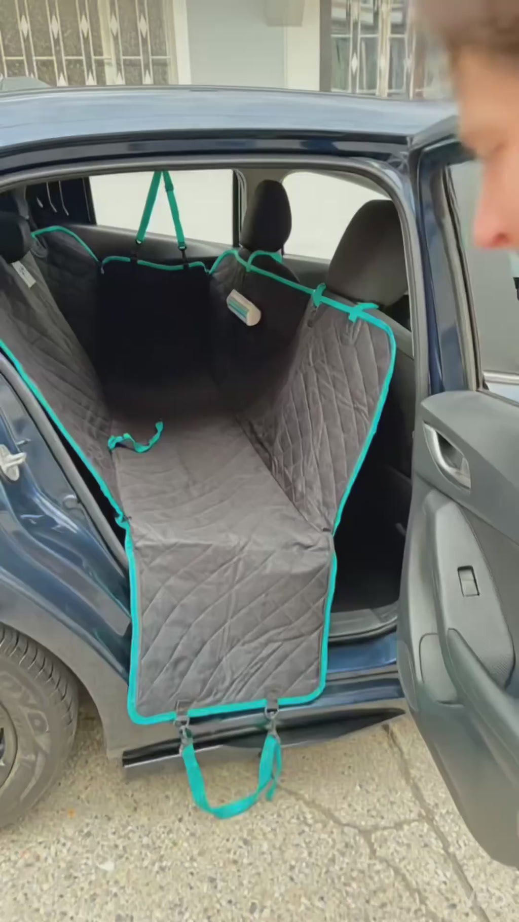 Protector Premium sillas trasera con Bolsillo protege puertas - Mascotas
